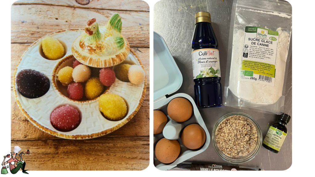 recette œufs de Pâques pâte d’amande maison